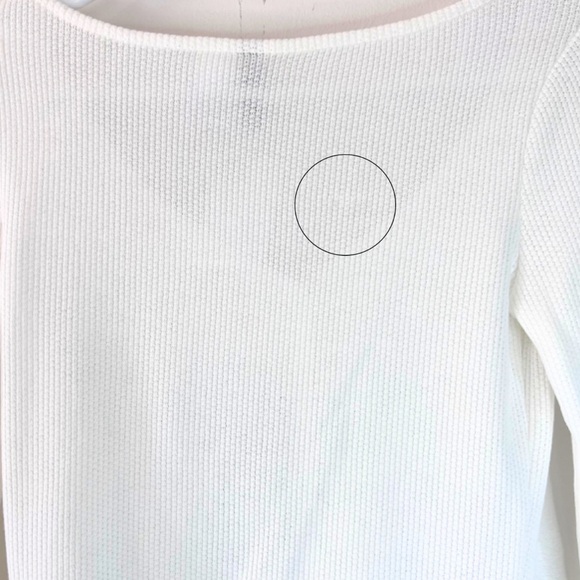 Preppy V Neck Cardigan NWT H&M Button down White Size Small - Picture 8 of 11